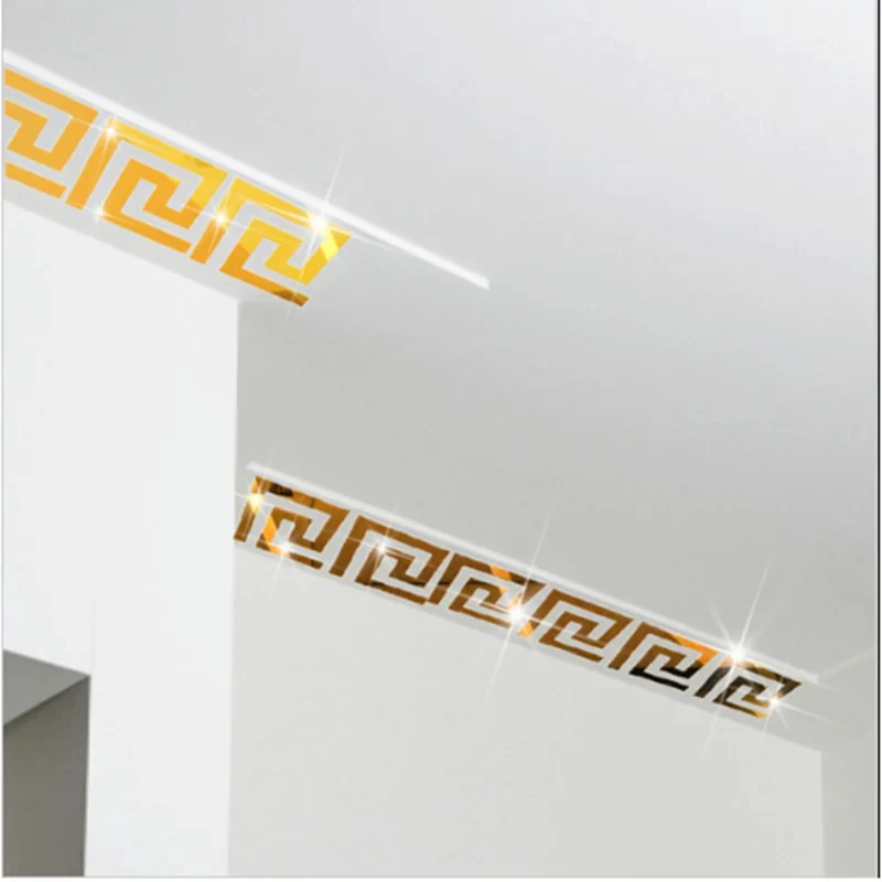 Pack of 3D self Adhesive Acrylic Mirror DIY Building Border Mirror Art Home Decoration Mirror Wall Sticker living room Home Decor - Image 11