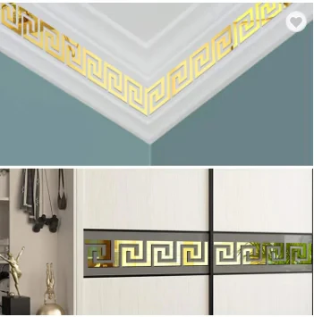 Pack of 3D self Adhesive Acrylic Mirror DIY Building Border Mirror Art Home Decoration Mirror Wall Sticker living room Home Decor - Image 5