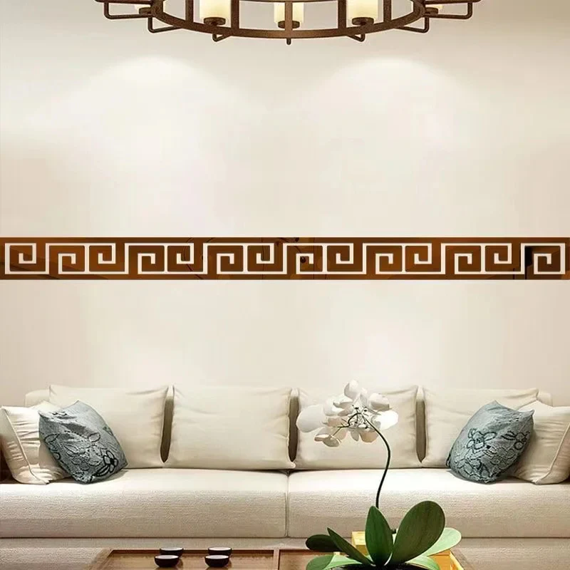 Pack of 3D self Adhesive Acrylic Mirror DIY Building Border Mirror Art Home Decoration Mirror Wall Sticker living room Home Decor - Image 8
