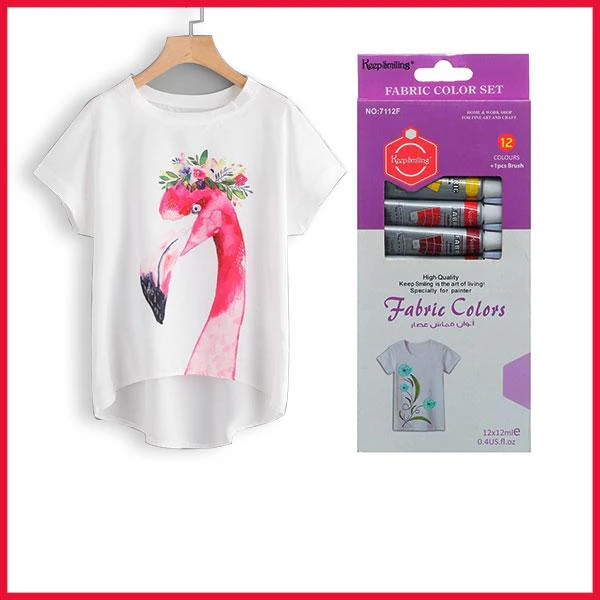 12 pcs/Pack 12ml  Original Keep Smiling Acrylic Color with free one Brush - Image 4