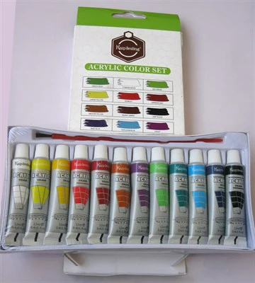12 pcs/Pack 12ml  Original Keep Smiling Acrylic Color with free one Brush - Image 8