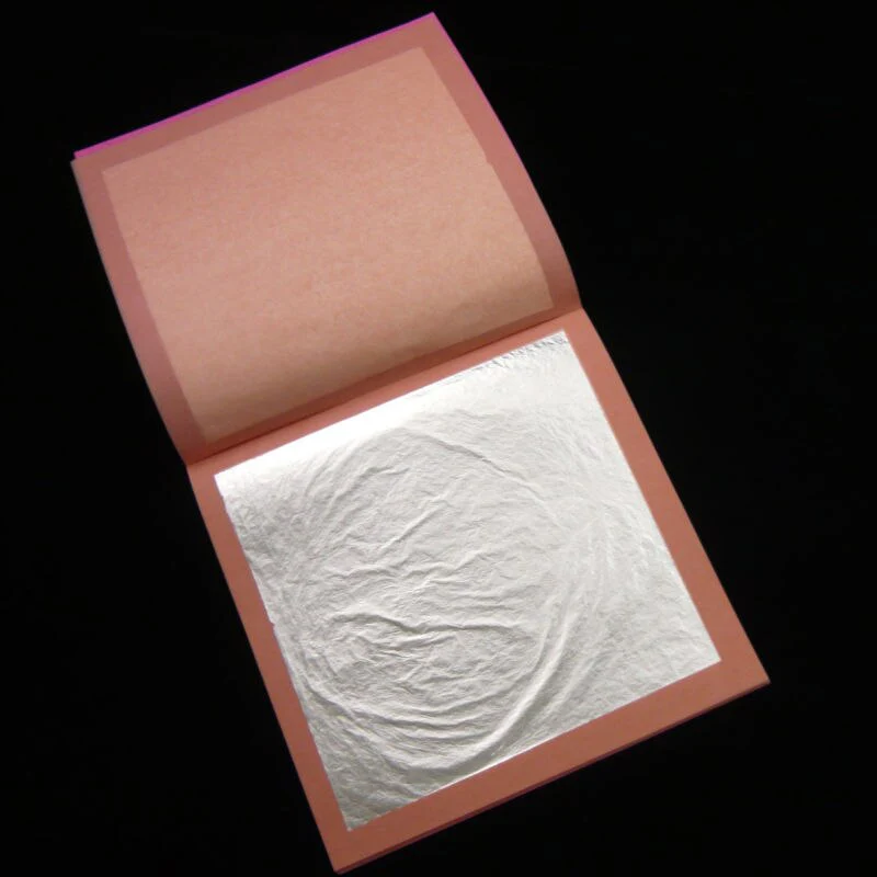 25 sheets foil paper Multi Purpose Aluminium leaf 14x14 cm each leaf  size - Image 10