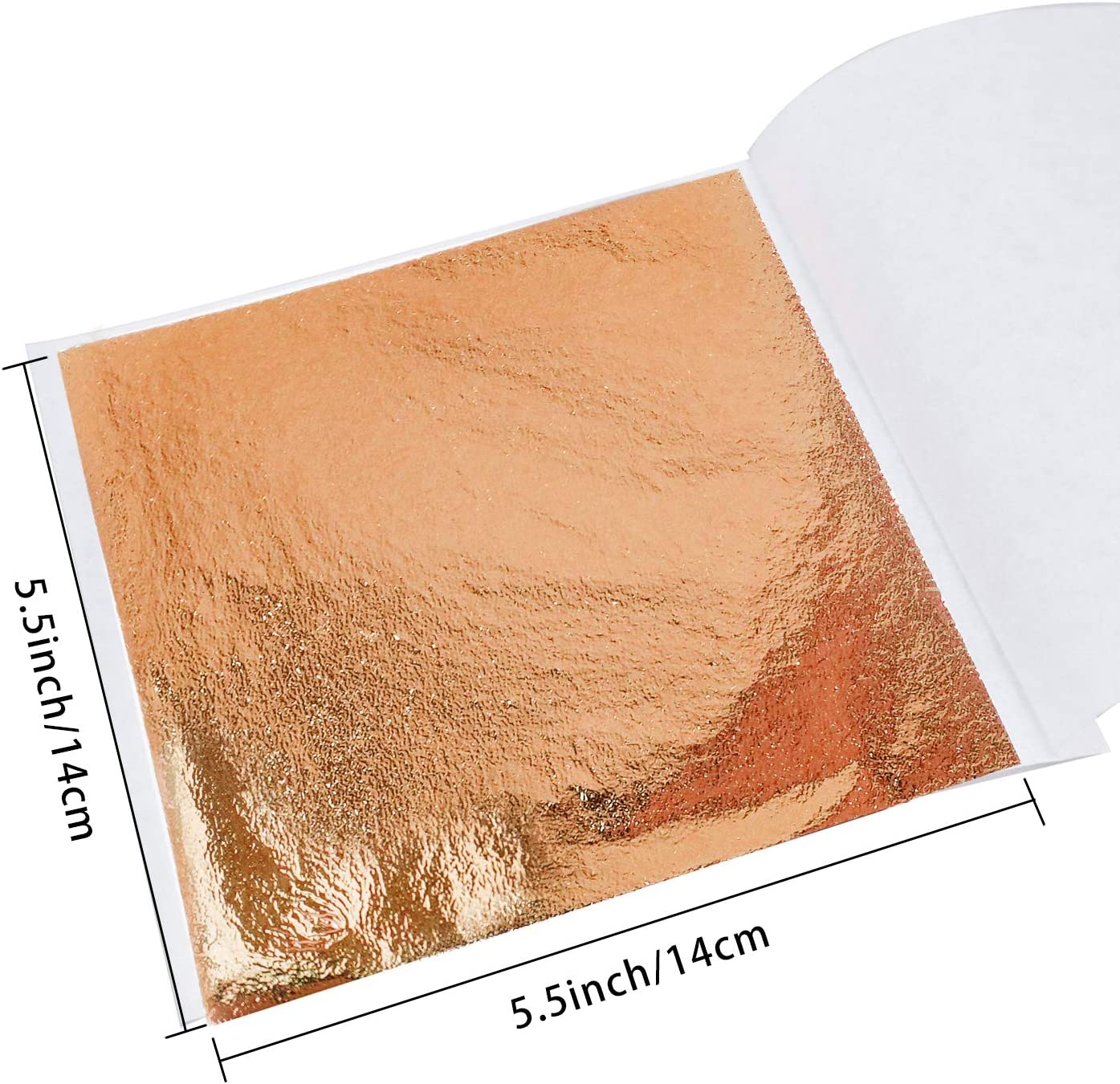 25 sheets foil paper Multi Purpose Aluminium leaf 14x14 cm each leaf  size - Image 4