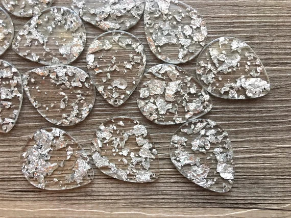 25 sheets foil paper Multi Purpose Aluminium leaf 14x14 cm each leaf  size - Image 8