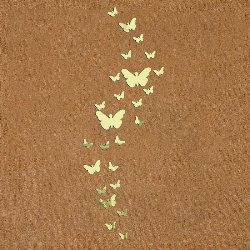 25Pcs Butterflies 3D DIY Mirror Self Adhesive Wall Sticker Durable DIY Simple Decal for Living Room Art Home Decor - Image 5