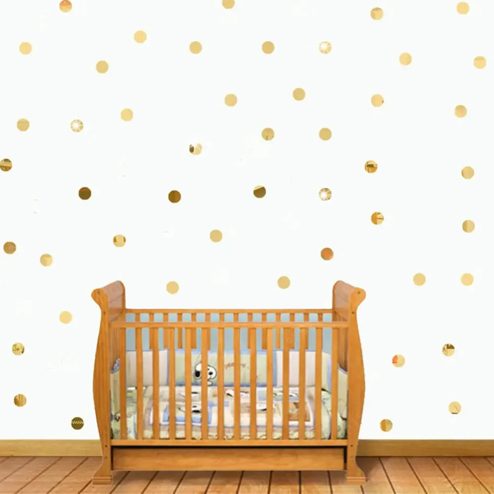 3cm Round Mirror Wall Sticker DIY Home Art Decor for Kids Living Room Bedroom Decoration - Image 5