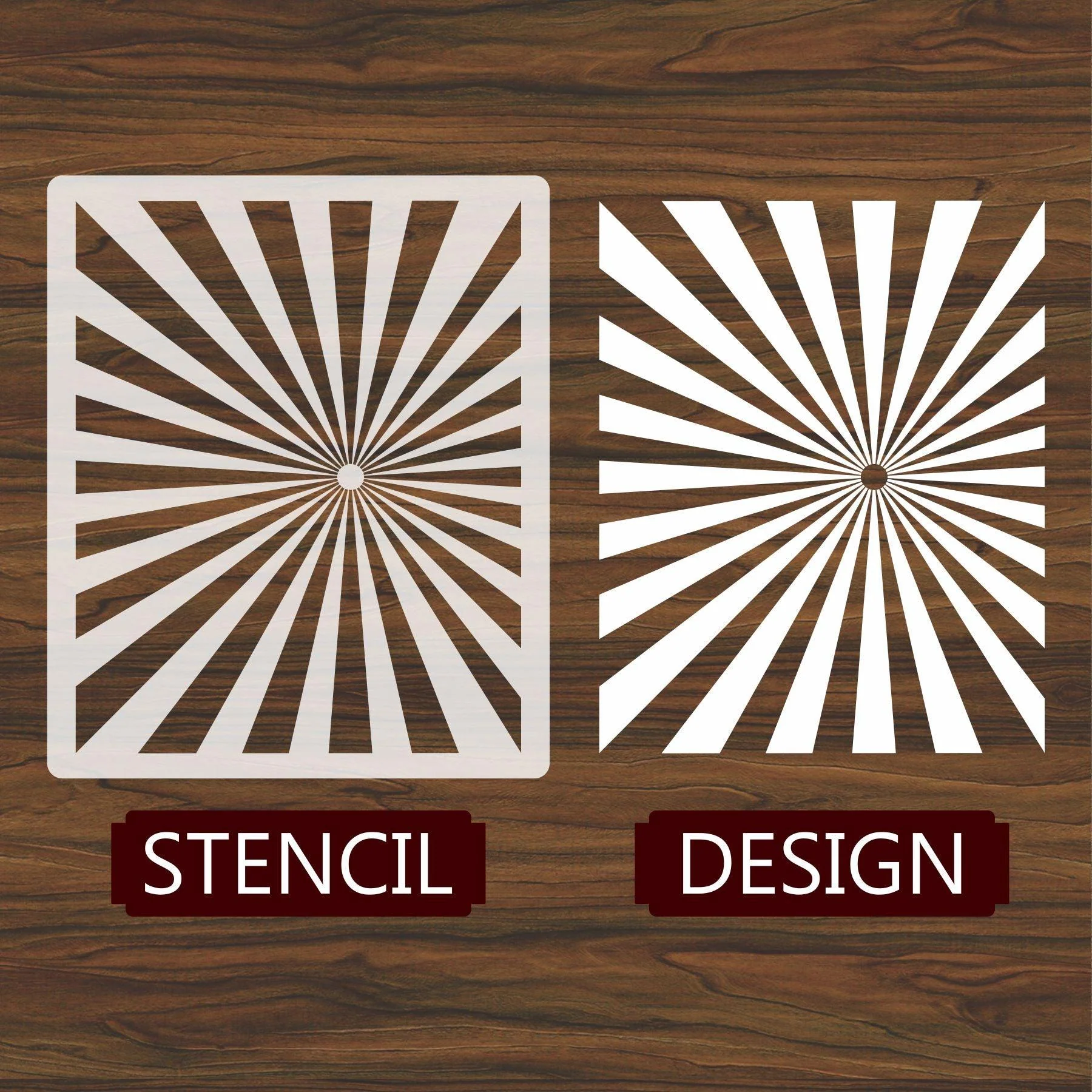 3D Pattern Reusable Stencil for Canvas and wall painting.ID#56 - Image 2
