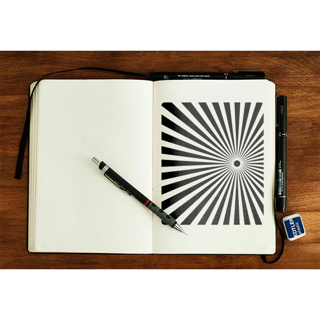 3D Pattern Reusable Stencil for Canvas and wall painting.ID#56 - Image 4