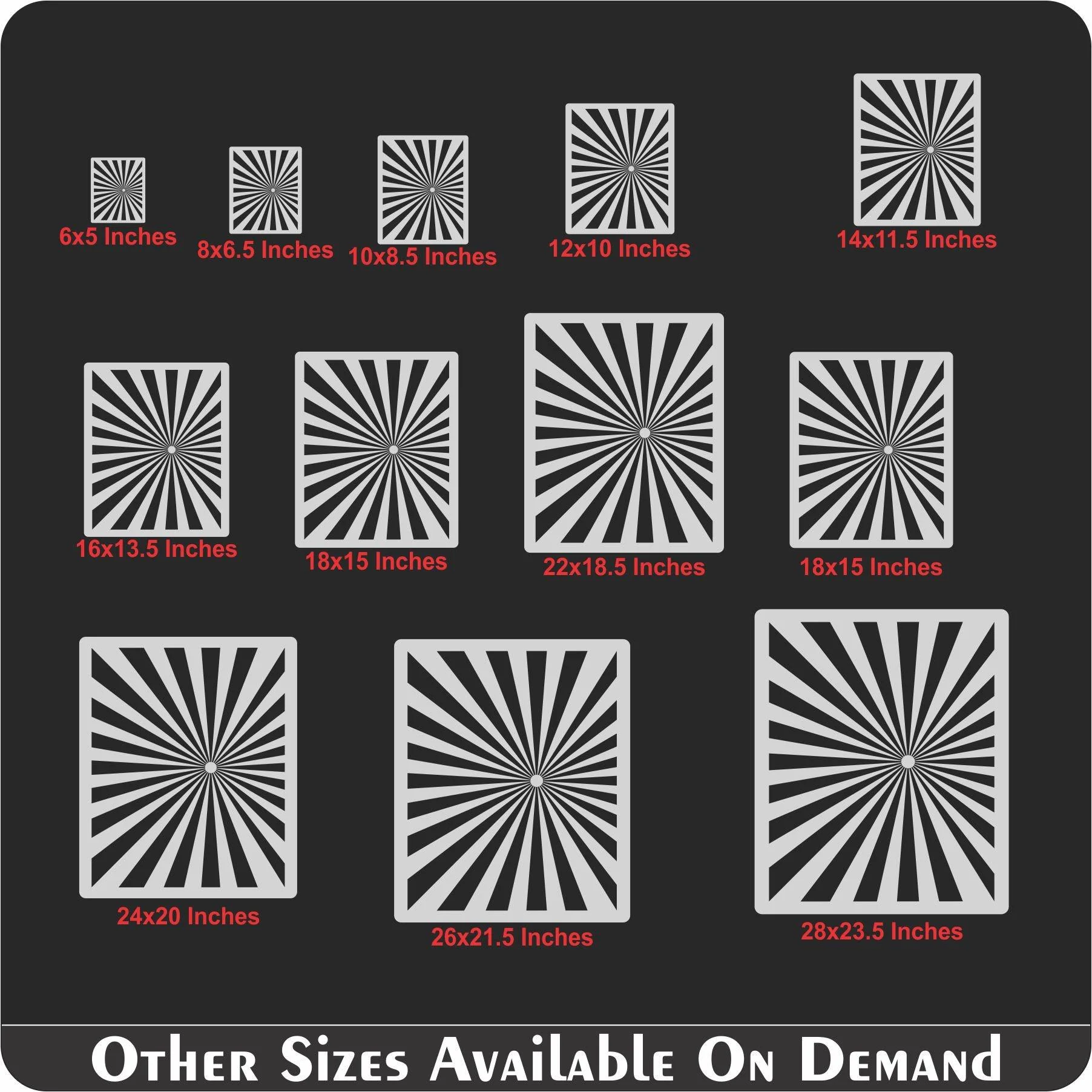 3D Pattern Reusable Stencil for Canvas and wall painting.ID#56 - Image 7