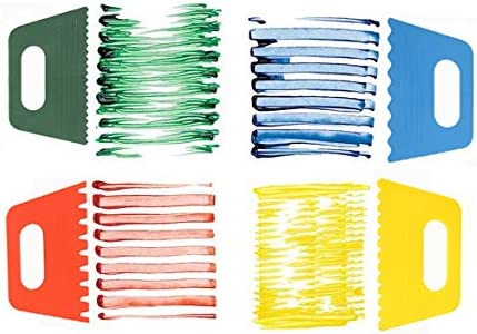 4Pcs Plastic Paint Scraper Painting Brush Kids Diy Painting Graffiti Brushes - Image 5