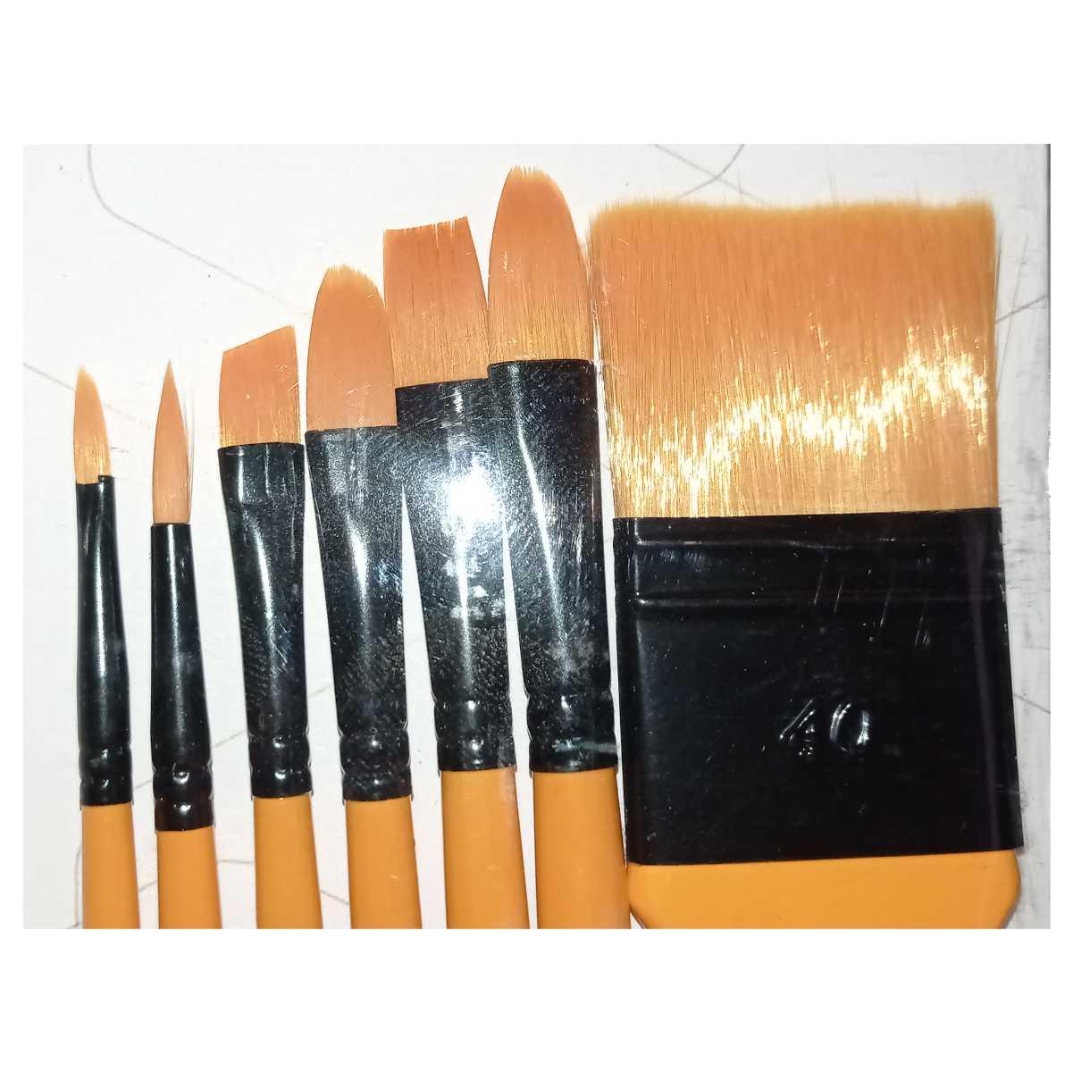 7 Pcs- Original High Quality Keep Smiling Multi Tip Brushes Set - Image 4