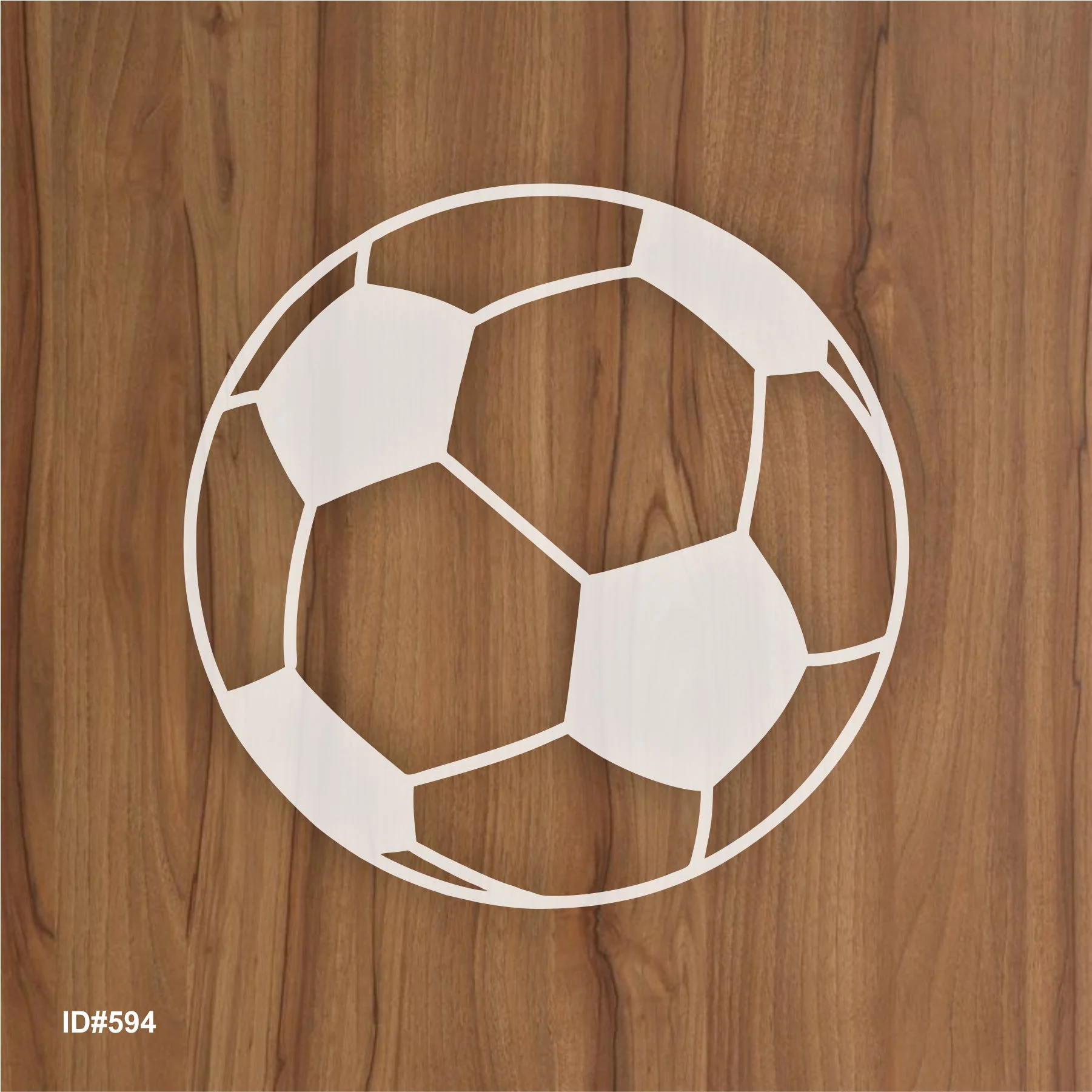 Football Stencil for Painting Embossed Paper Card Decorate. ID#594 - Image 2