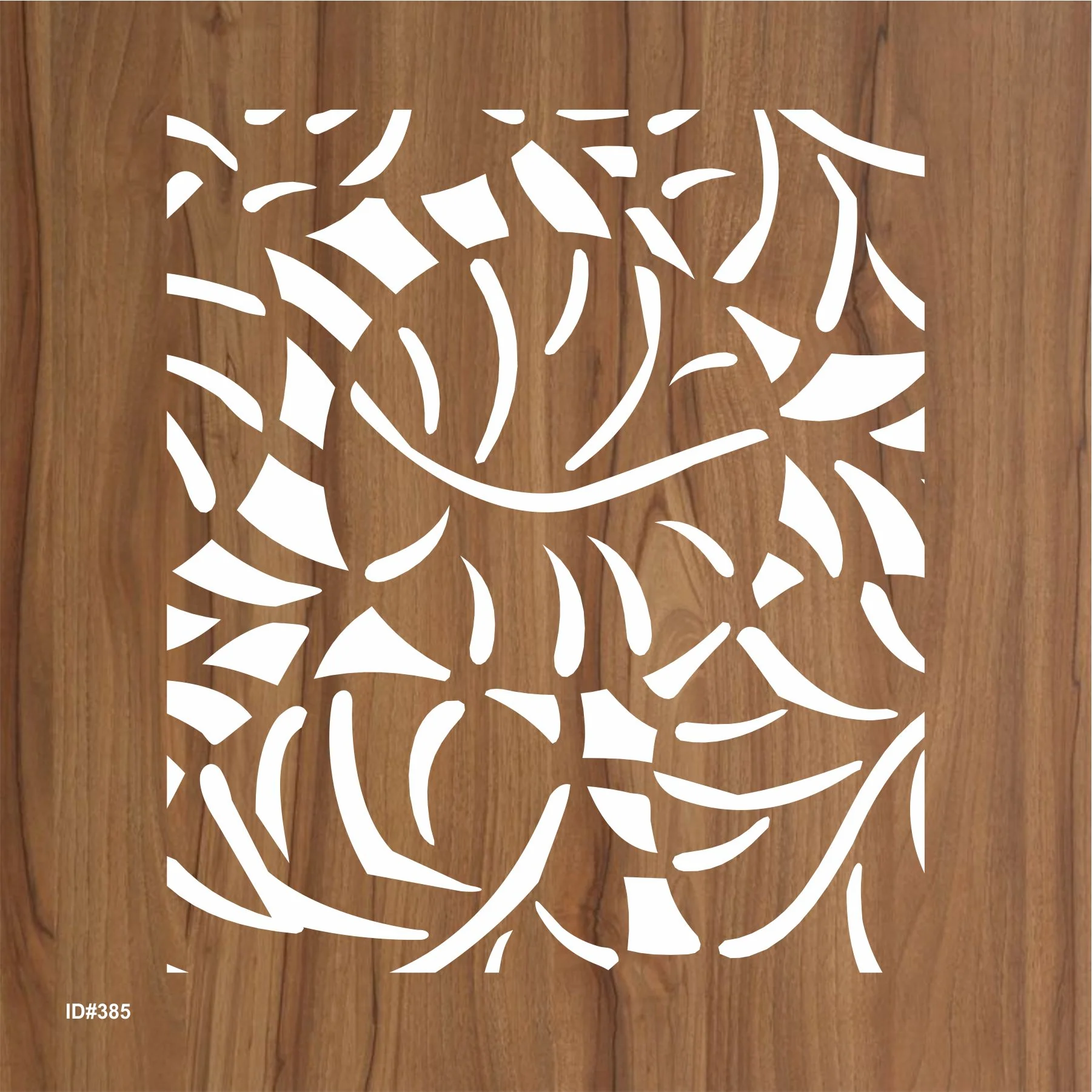 Abstract pattern Reusable Stencil For Canvas And Wall Painting.ID #385 - Image 2