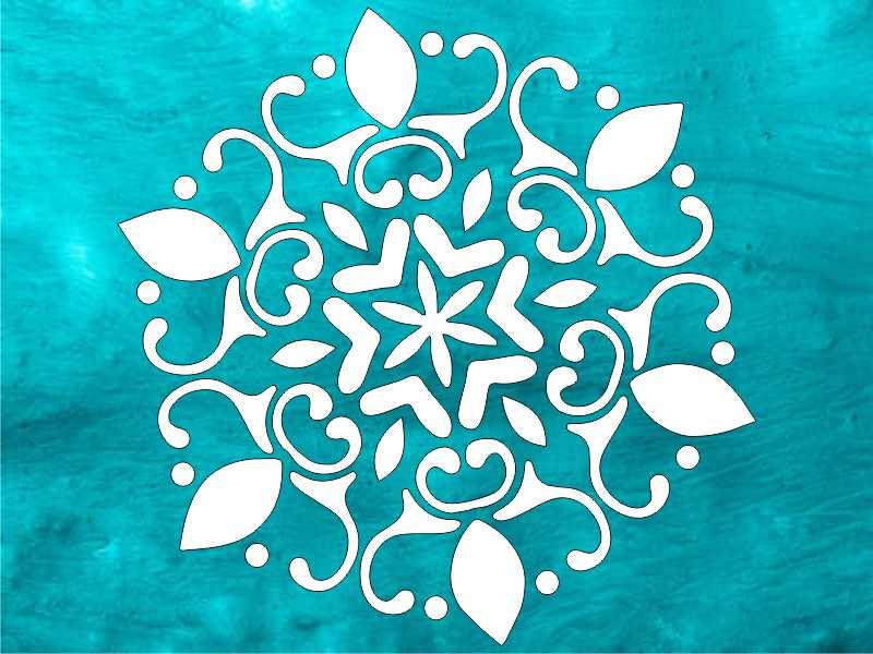 Autumn Wheat Totem Flower Stencil , Wall Stencils For wall Painting Airbrush Painting Art Cake Spray Mold DIY Decor Crafts Canvas.ID#10-1 - Image 4