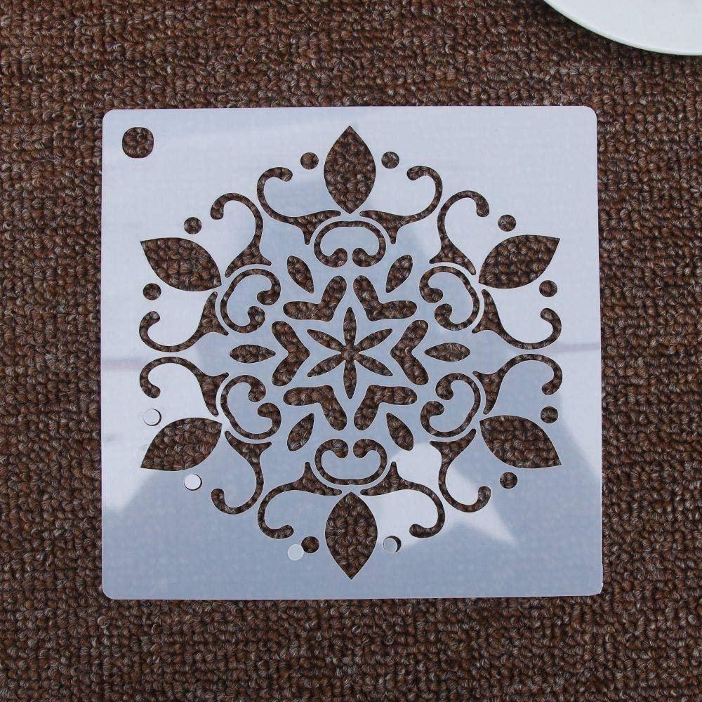 Autumn Wheat Totem Flower Stencil , Wall Stencils For wall Painting Airbrush Painting Art Cake Spray Mold DIY Decor Crafts Canvas.ID#10-1 - Image 5