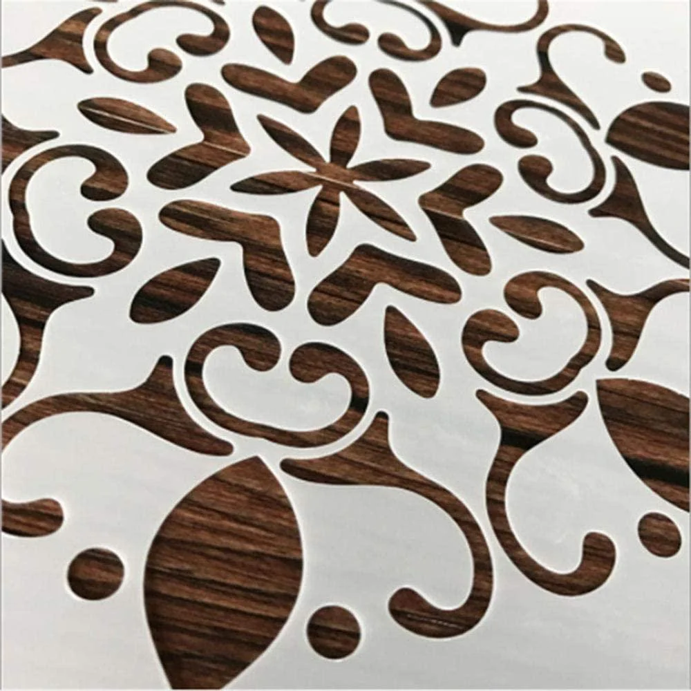 Autumn Wheat Totem Flower Stencil , Wall Stencils For wall Painting Airbrush Painting Art Cake Spray Mold DIY Decor Crafts Canvas.ID#10-1 - Image 6