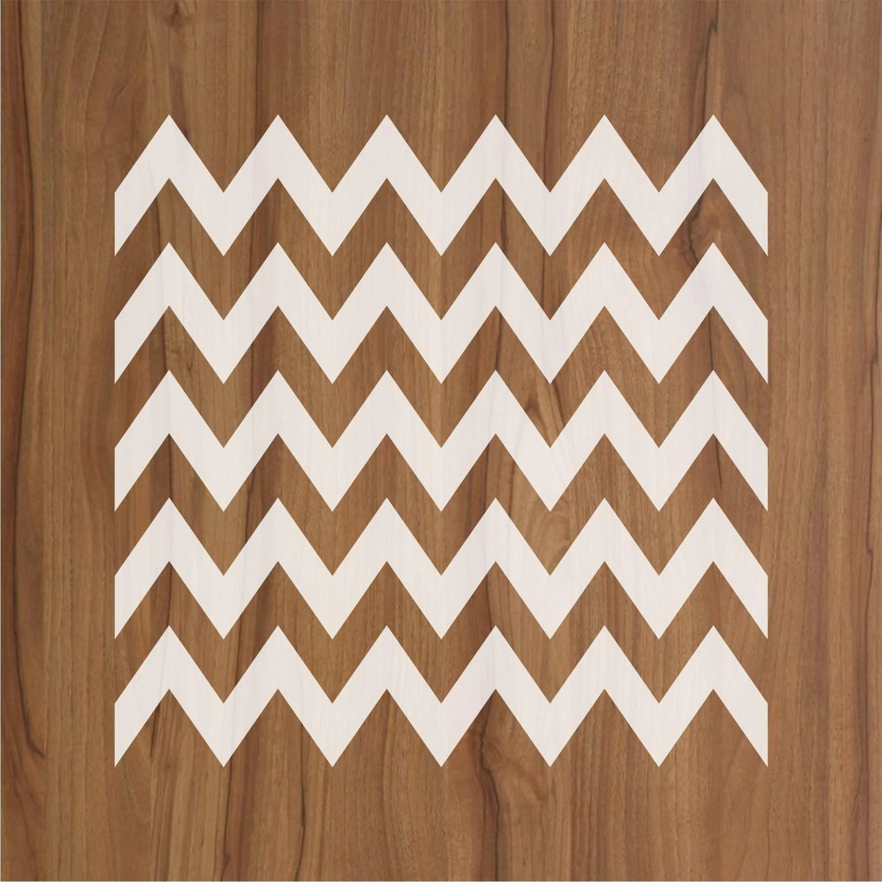 Badematte Zick Zack Reusable Stencil For Canvas And Wall Painting.ID #456 - Image 2
