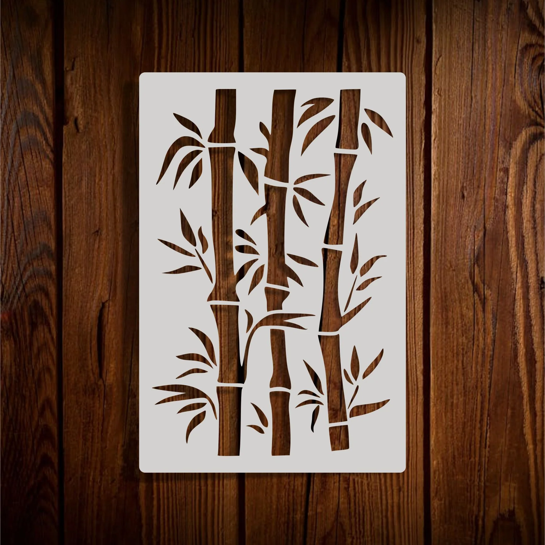 Bambo Plant Stencil Painting Scrapbook Coloring Embossing Album Decor Template. ID #626 - Image 5