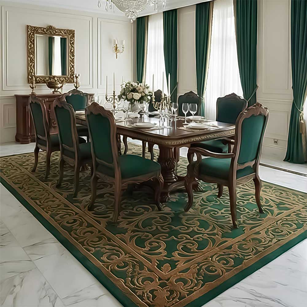 Baroque Filigree Wall & Furniture Stencil – Ornamental Vintage Scroll Pattern Design – ID# 747 - Image 6