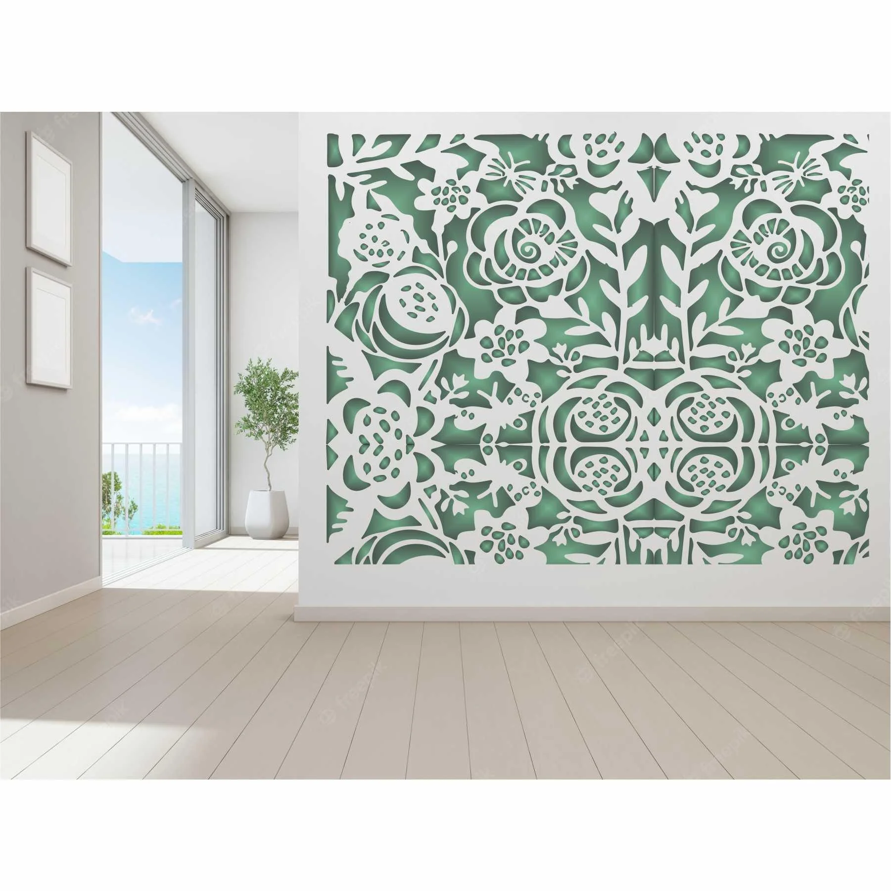 Bee Flower Diy Layering Reusable Stencil For Canvas And Wall Painting.ID#140 - Image 3