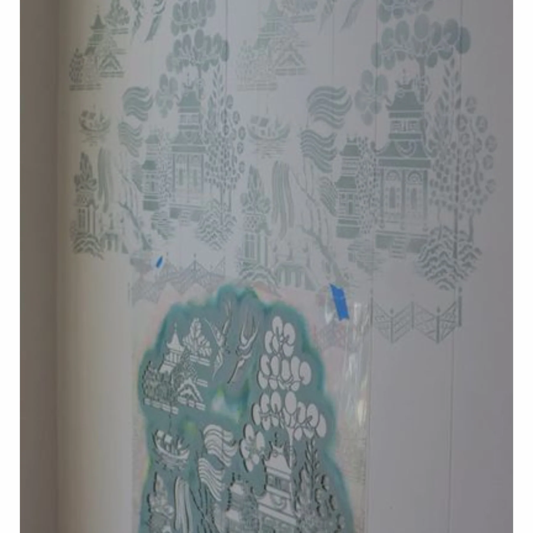 Blue Willow Story Theme Stencils Template Wall Scrapbooking Painting Photo Album Decor Embossing Paper Card Craft. ID #575 - Image 11