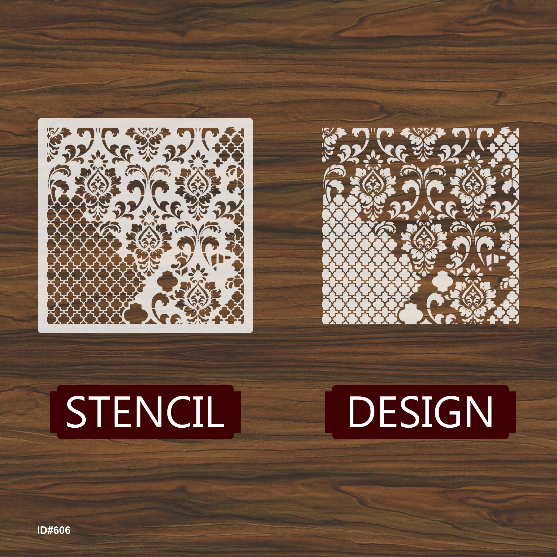 Cadence Universal Pattern Stencil Painting Scrapbook Coloring Embossing Album Decor Template. ID #606 - Image 3