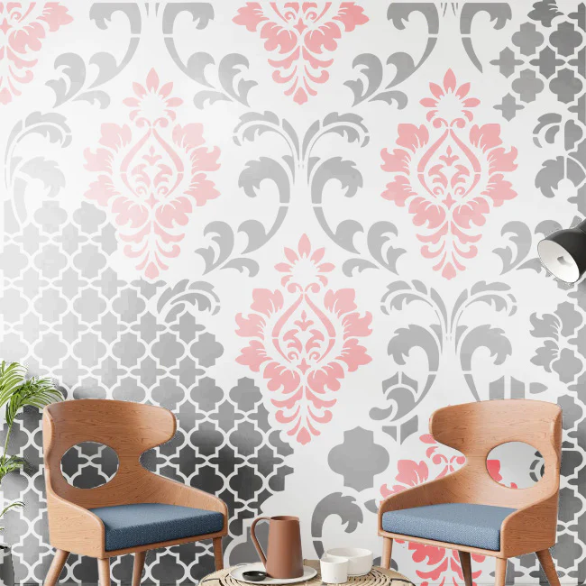 Cadence Universal Pattern Stencil Painting Scrapbook Coloring Embossing Album Decor Template. ID #606 - Image 4