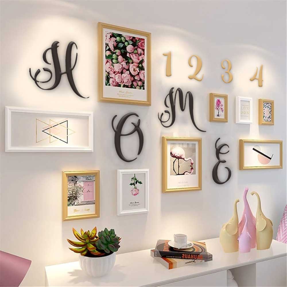 Calligraphic Cursive Alphabet Stencil Pack for Wall, Wood & Fabric Art – Elegant Script Lettering Design – ID# 784 - Image 6