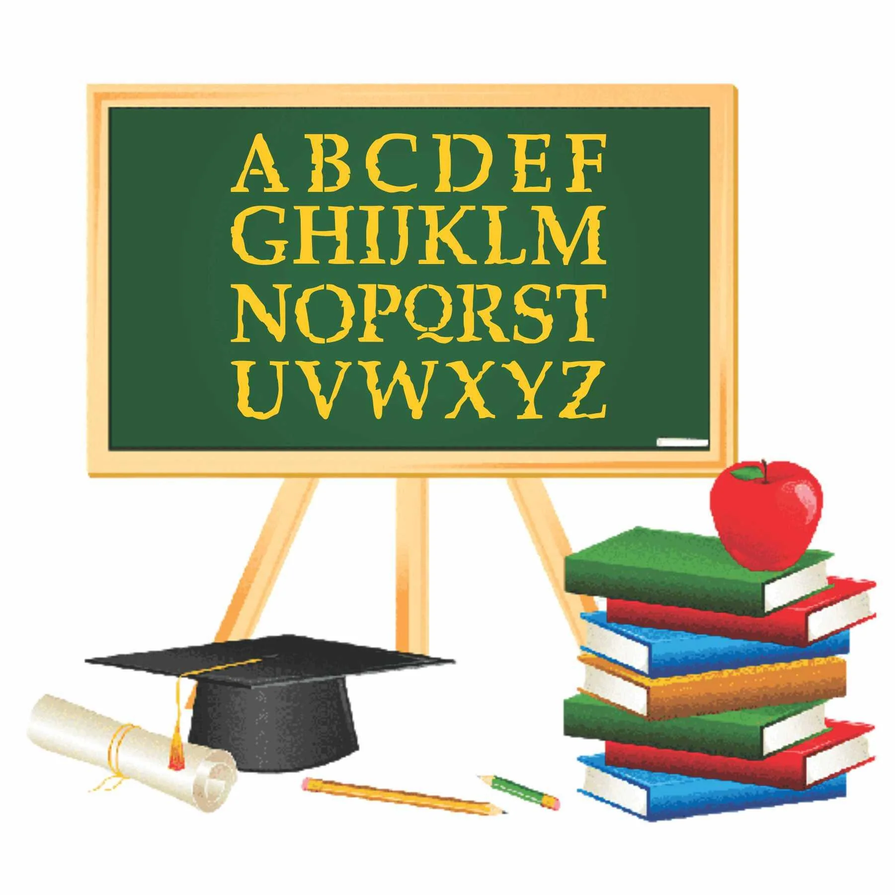 English Capital Alphabets Reusable Stencil for Canvas and wall painting.ID# 433 - Image 3