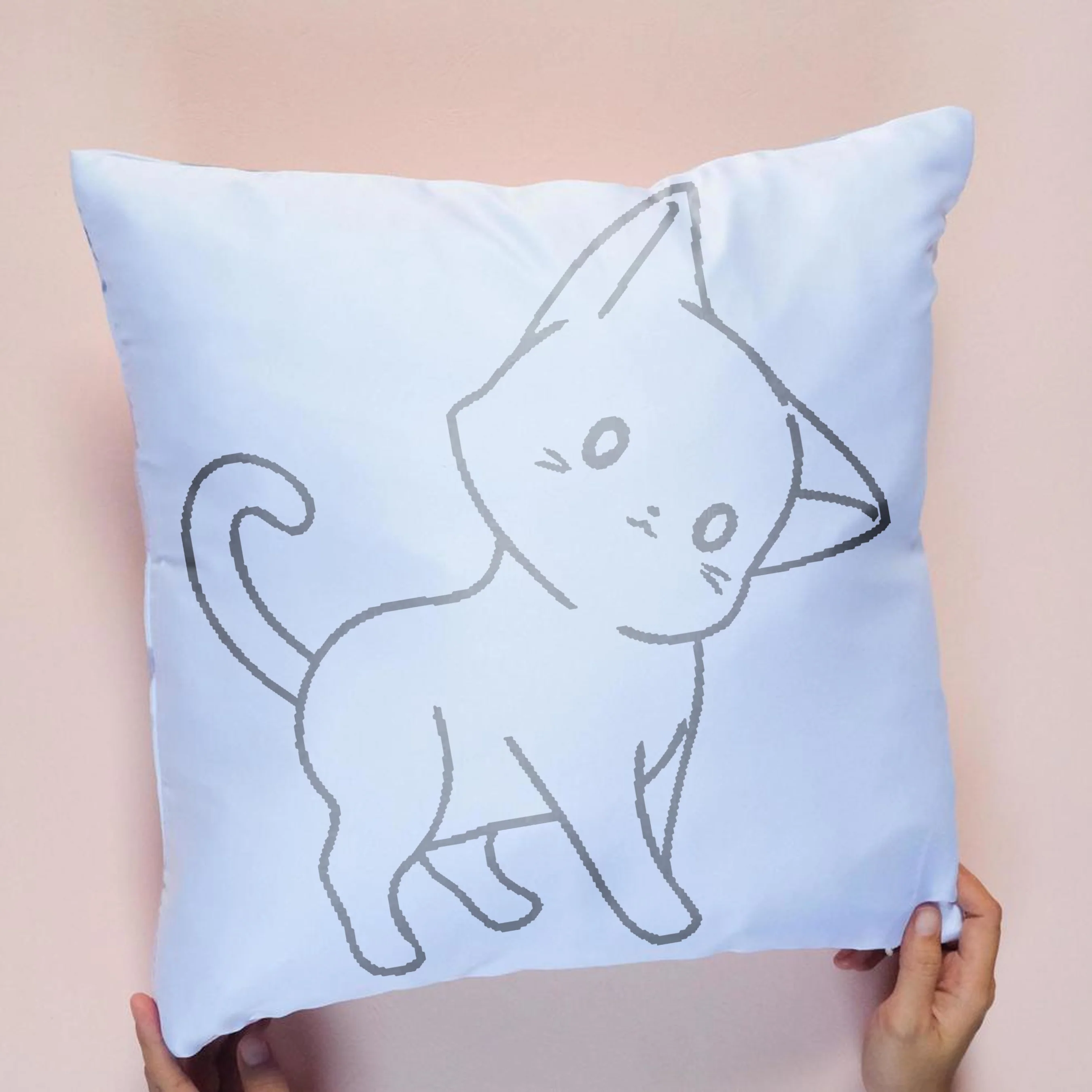 Cat Reusable Stencil For Canvas And Wall Painting.ID #478 - Image 6