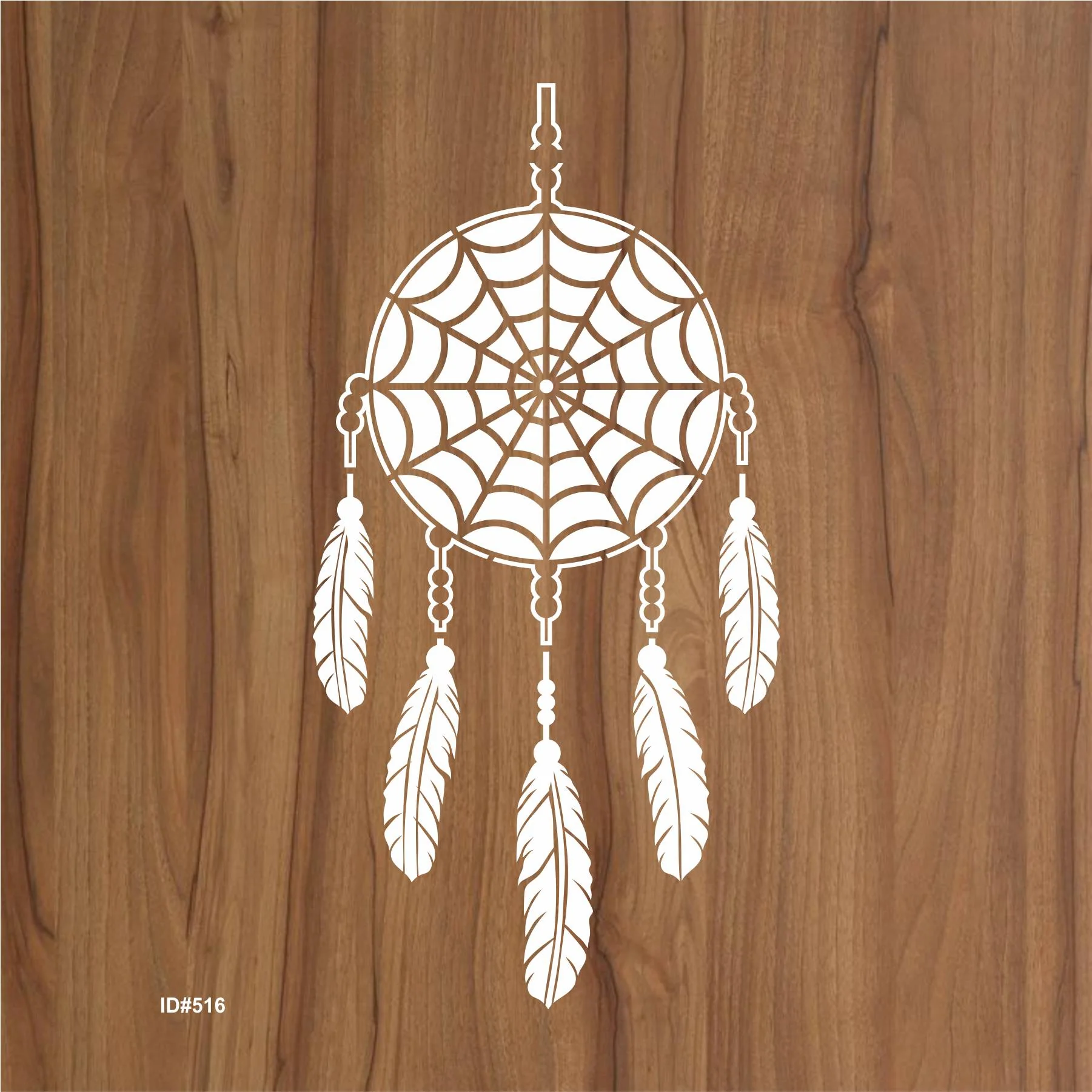 Catcher Stencil Wall Painting Scrapbooking Stamping Embossing Album Paper Card Template. ID #516 - Image 2