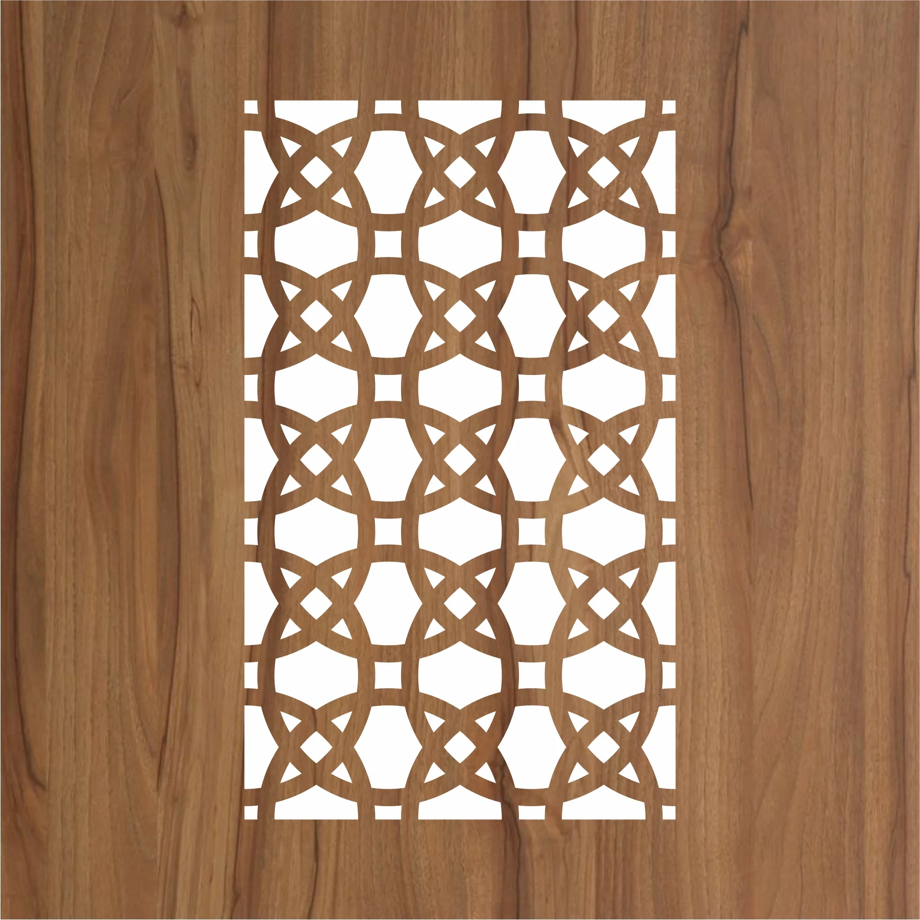 Chain Link Pattern Reusable Stencil For Canvas And Wall Painting.ID#212G - Image 2