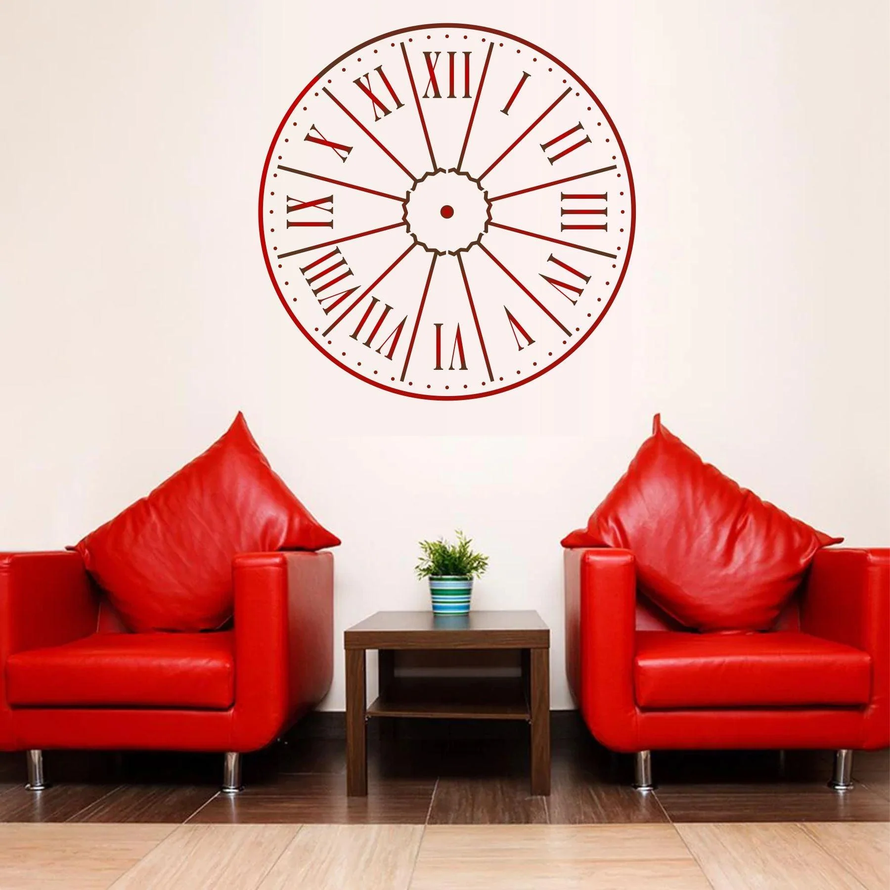 Clock Reusable Stencil For Canvas And Wall Painting - Image 5