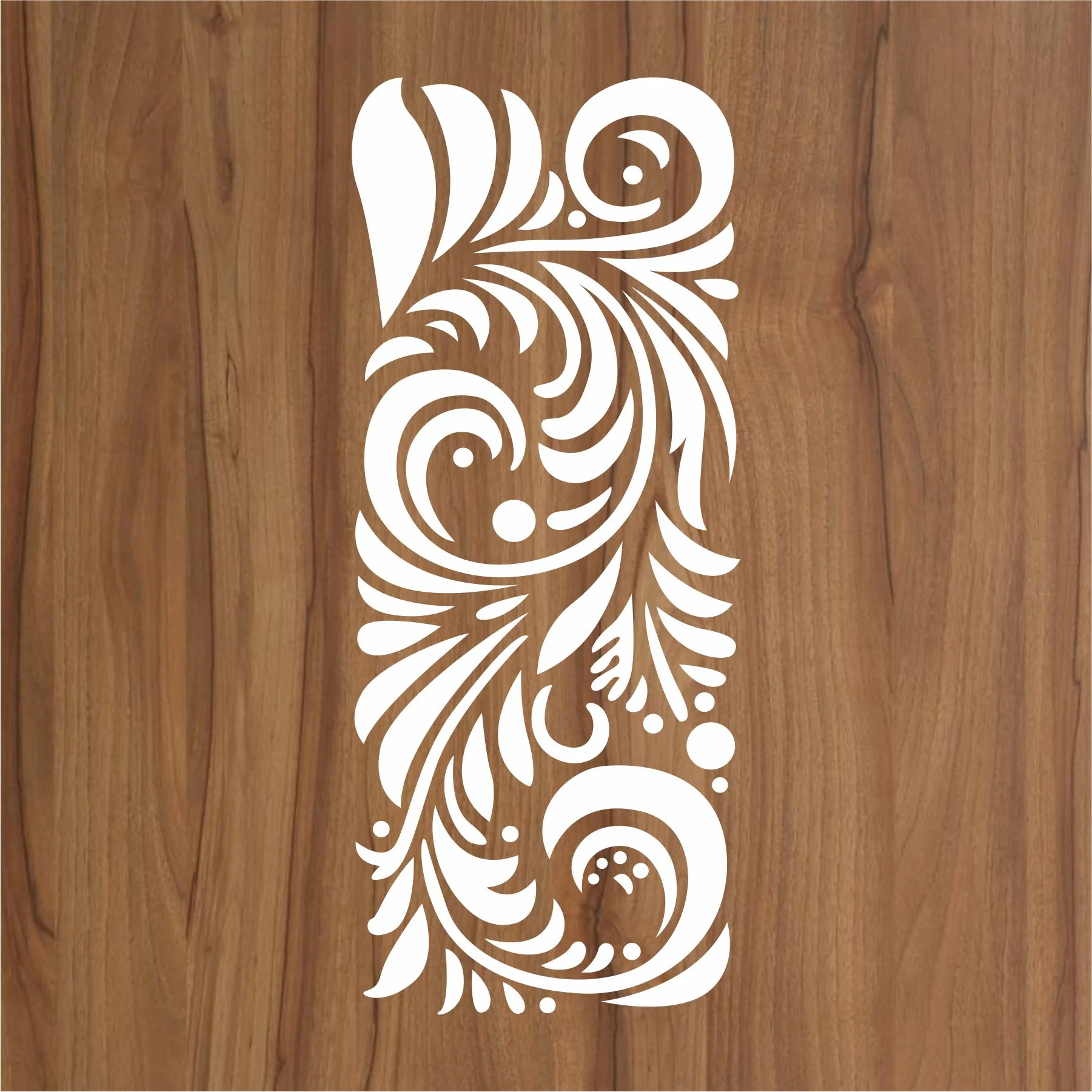 Swill Bonzaa Pattern Reusable Stencil For Canvas And Wall Painting.ID#224 - Image 3