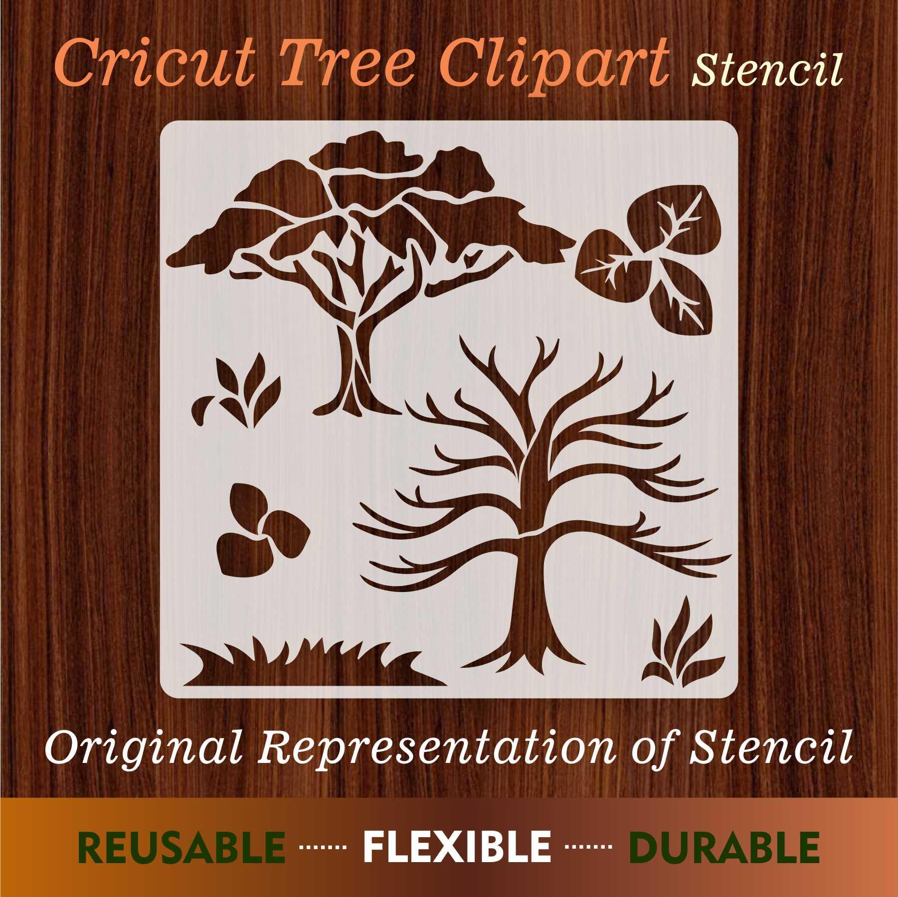 Cricut Tree Reusable Stencil For Canvas And Wall Painting.ID#135 - Image 6