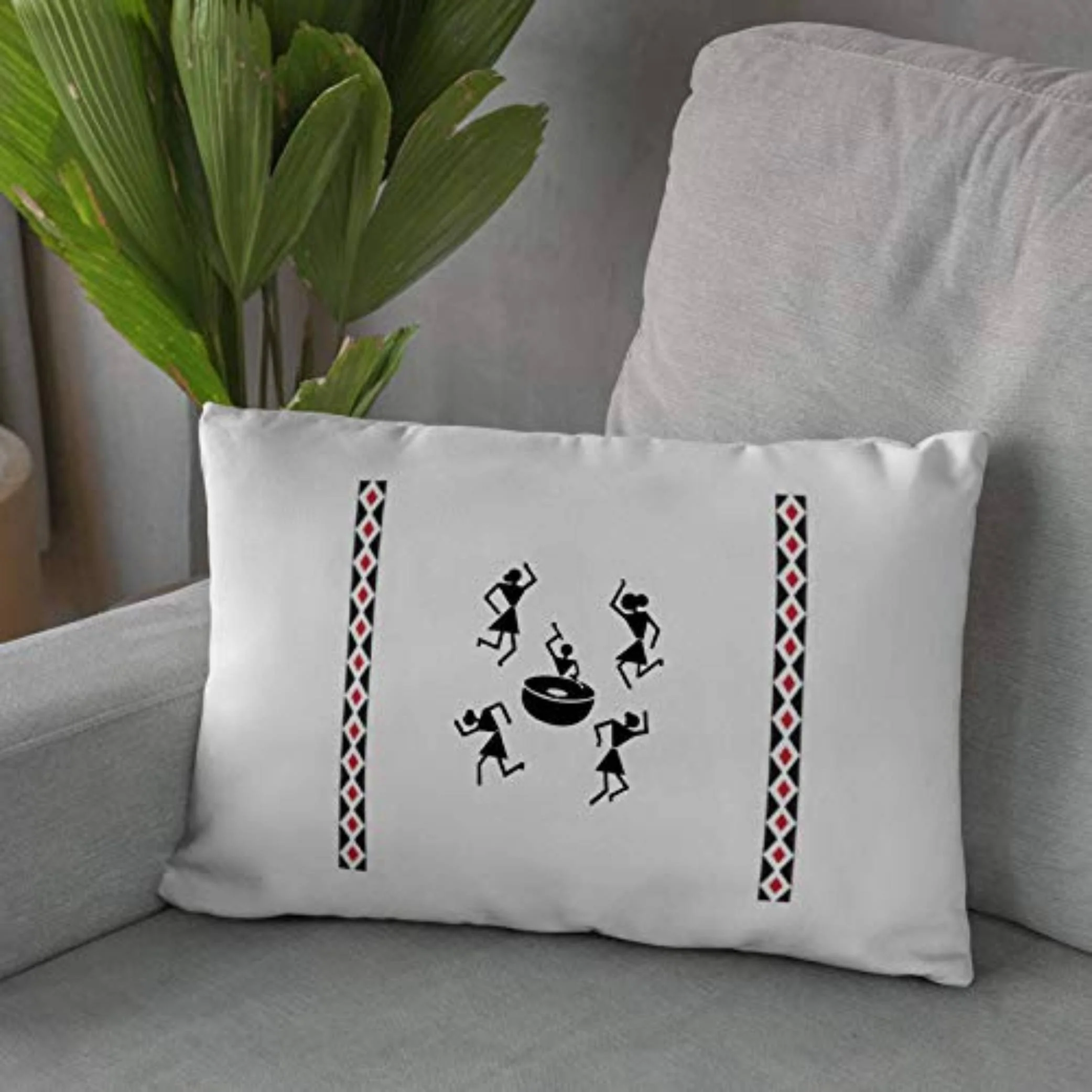 Dancing Warli Stencil for Painting on Canvas, Wall, Wood. ID #4514 - Image 4