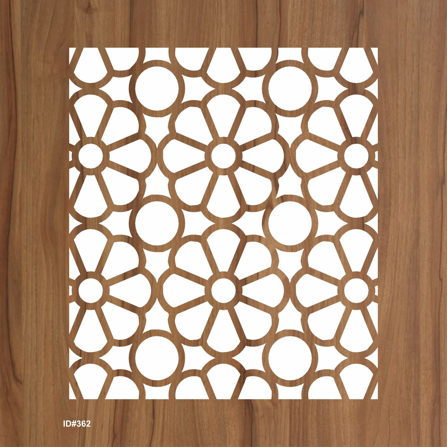 Decorative Floral Stencil Reusable Stencil For Canvas And Wall Painting.ID #362 - Image 2