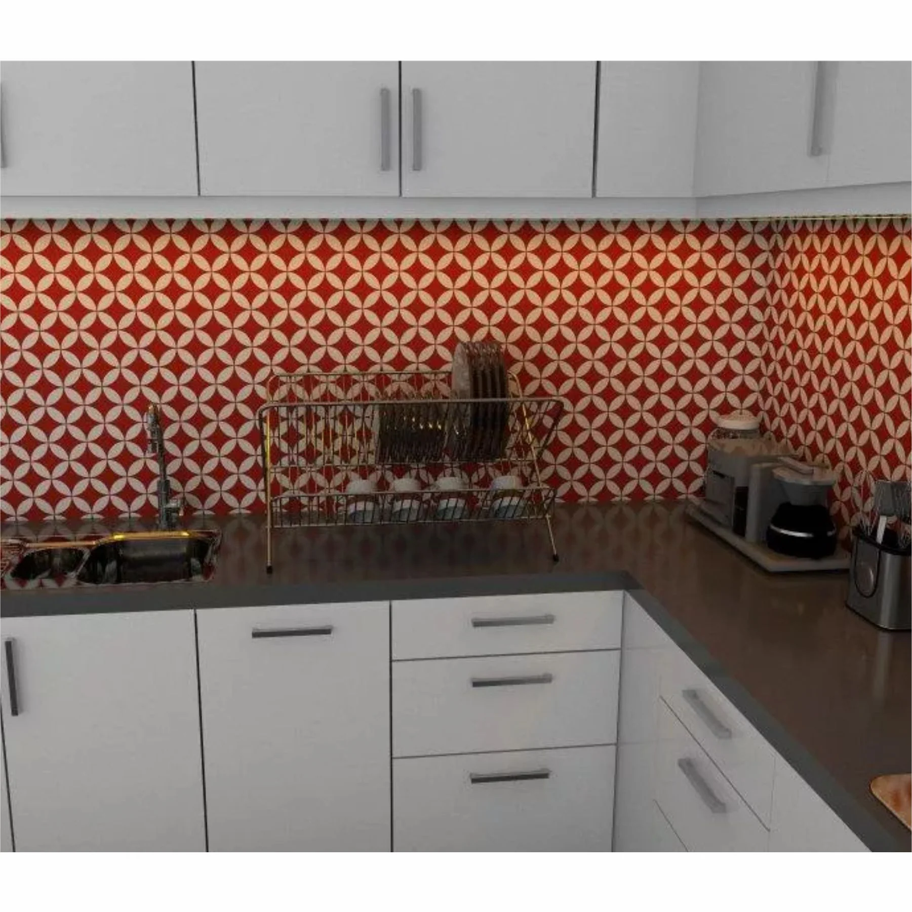 Decorative Florel Stencil Reusable Stencil For Canvas And Wall Painting.ID #363 - Image 5