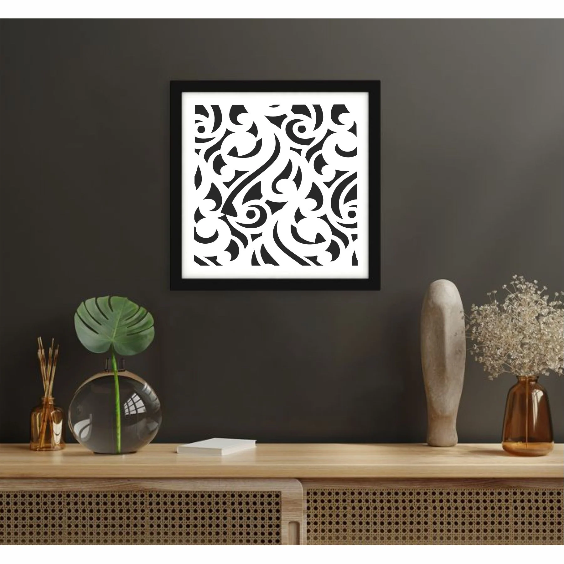 Decorative Pattren Stencil Reusable Stencil For Canvas And Wall Painting.ID #371 - Image 6