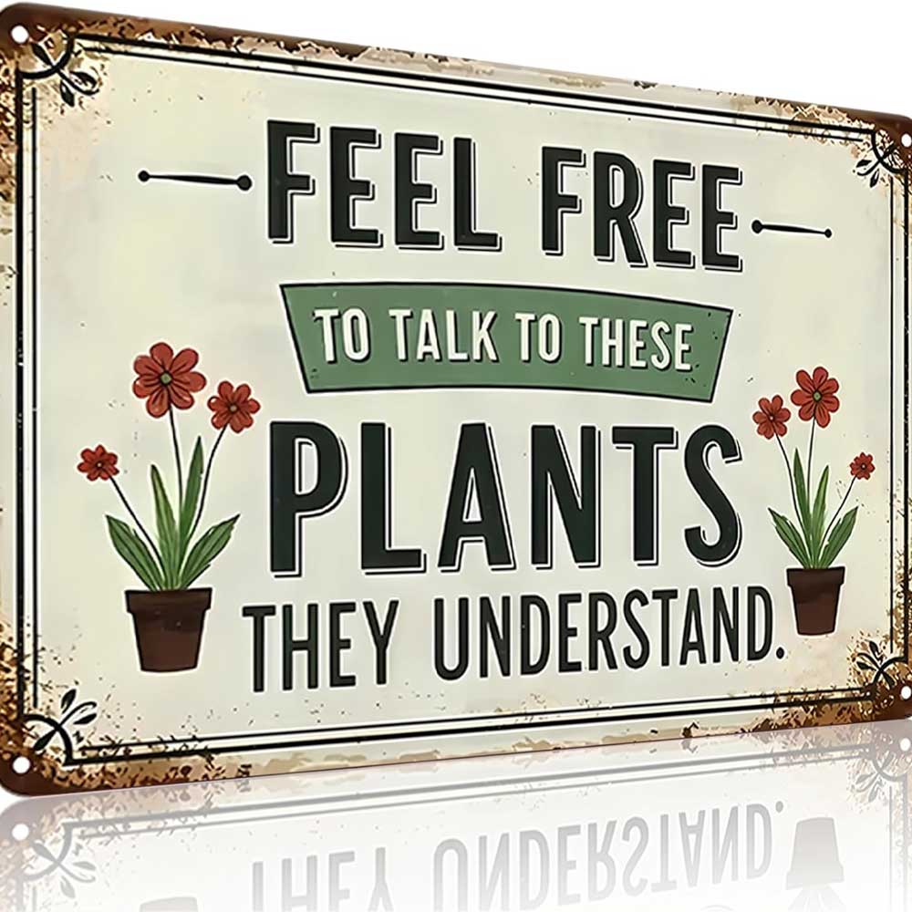 Decorative Plant Quote Stencil for Wall, Wood & Fabric Art – Feel Free Plant Typography Design – ID# 785 - Image 6