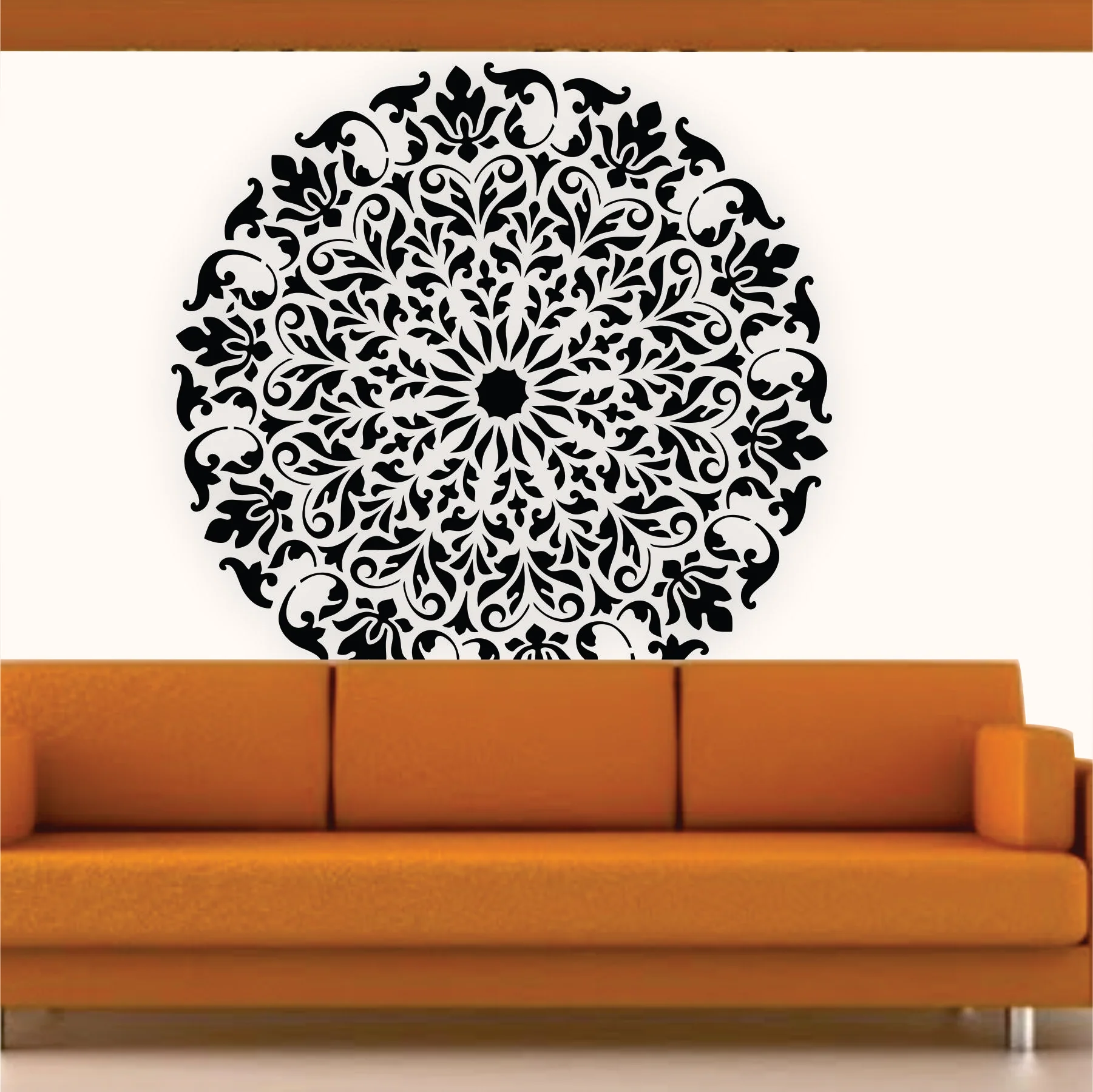 Desen Mandala Reusable Stencil For Canvas And Wall Painting.ID# 425 - Image 6