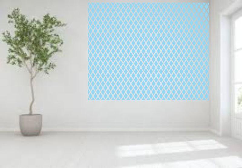 Diamond Pattern  Moroccan Fabric Reusable Stencil For Canvas And Wall Painting.ID#208B - Image 13
