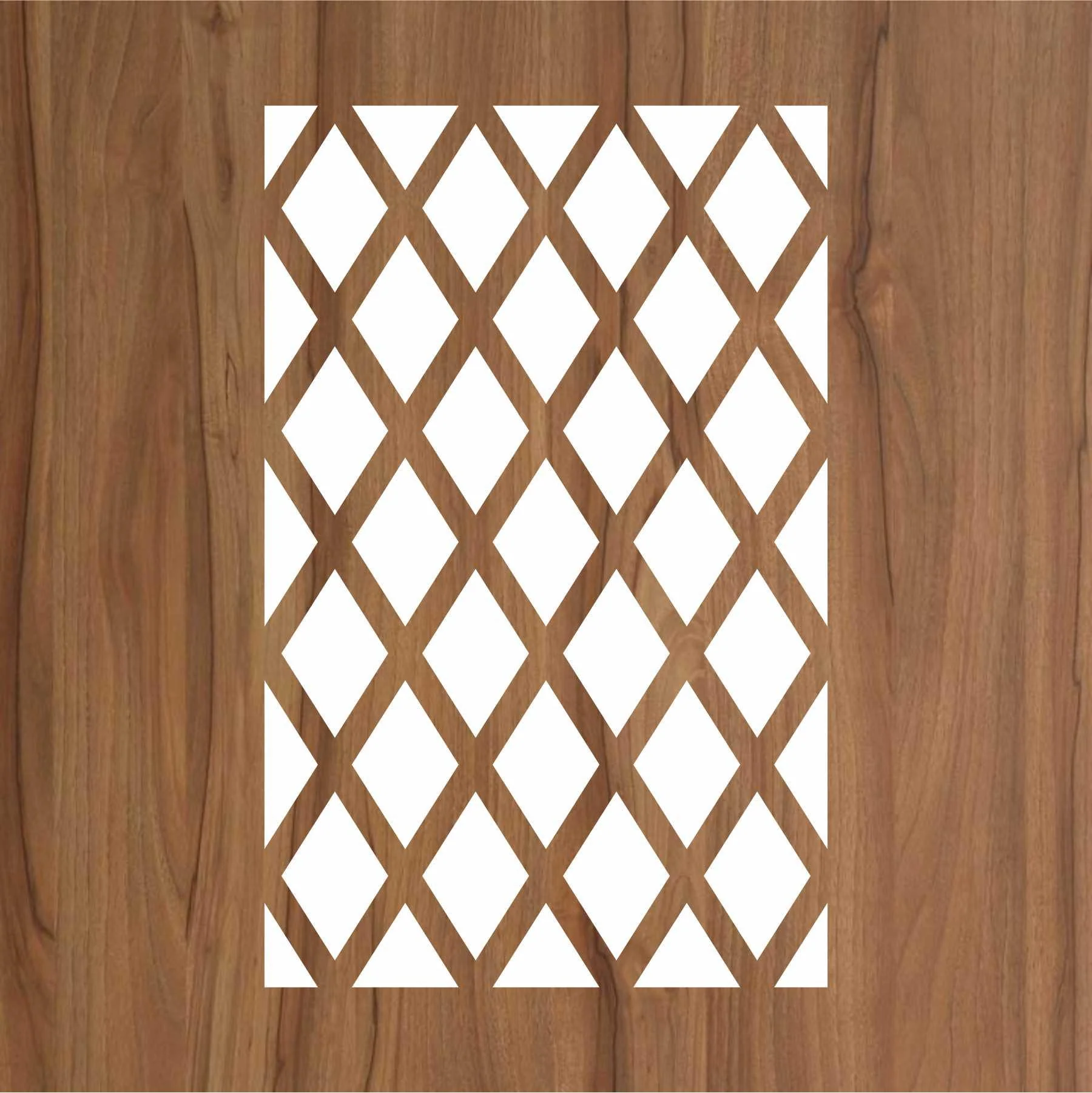 Diamond Pattern  Moroccan Fabric Reusable Stencil For Canvas And Wall Painting.ID#208B - Image 3