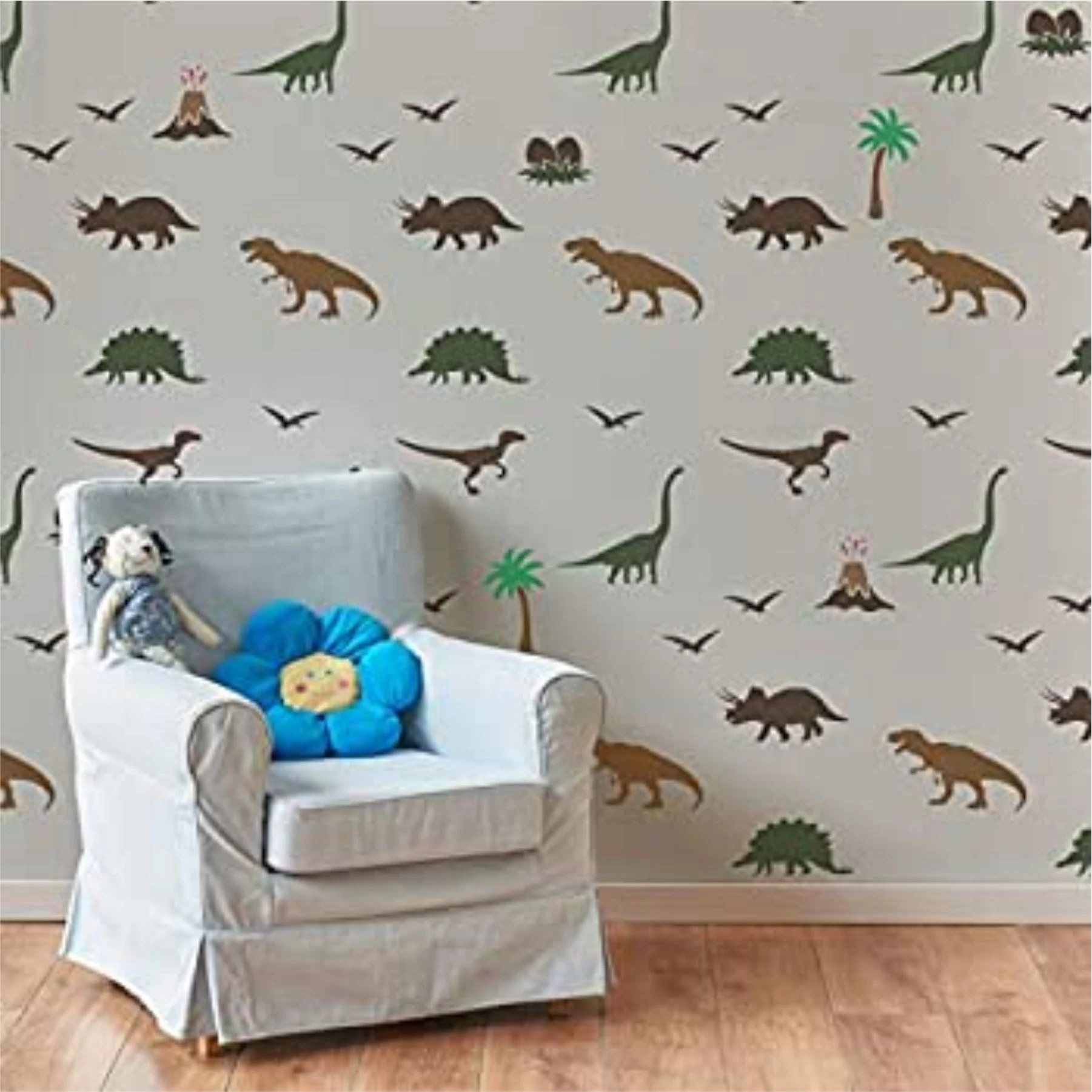 Pack of 12 Dinosaur Stencils For Canvas And Wall Painting Scrapbook Coloring Embossing Album Decorative Template.ID #489 - Image 8