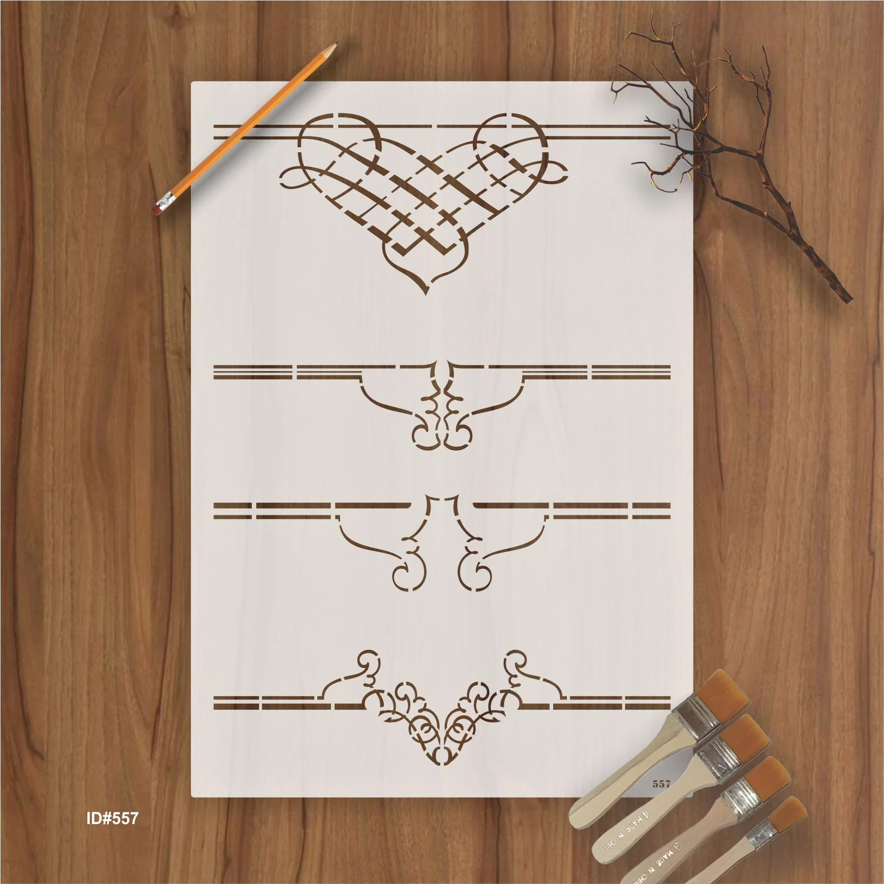Divider Line Stencil DIY Wall Painting Scrapbook Coloring Embossing Album Decorative Card Template. ID #557