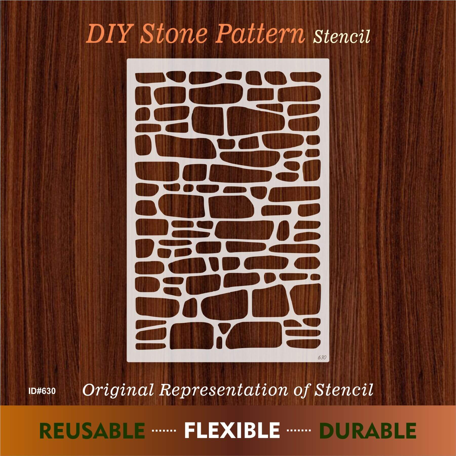 Diy Stone Stencil Painting Scrapbook Coloring Embossing Album Decor Template. ID #630 - Image 2
