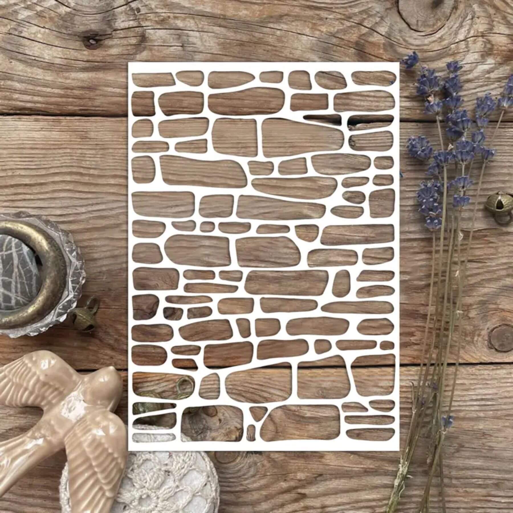 Diy Stone Stencil Painting Scrapbook Coloring Embossing Album Decor Template. ID #630 - Image 6