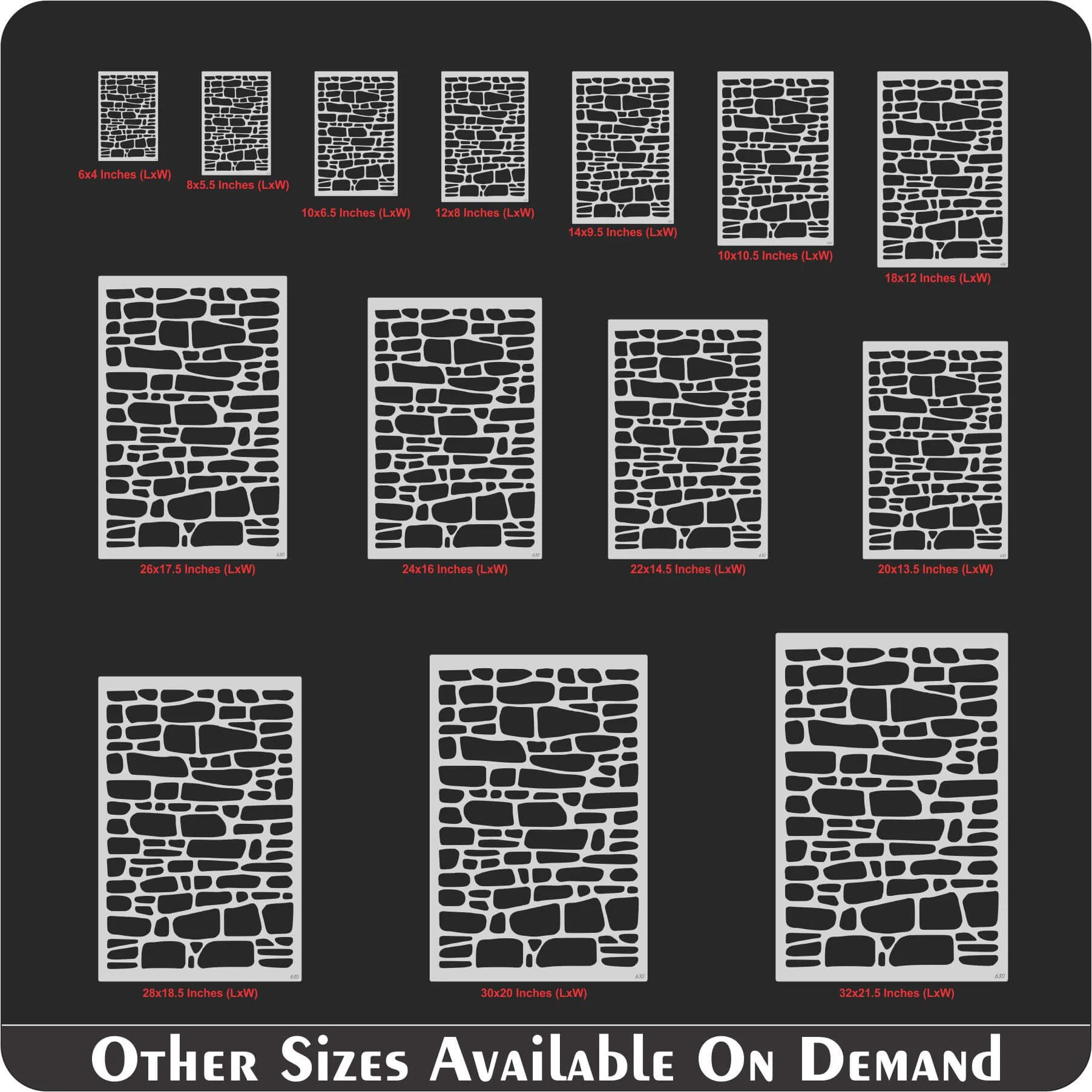 Diy Stone Stencil Painting Scrapbook Coloring Embossing Album Decor Template. ID #630 - Image 8