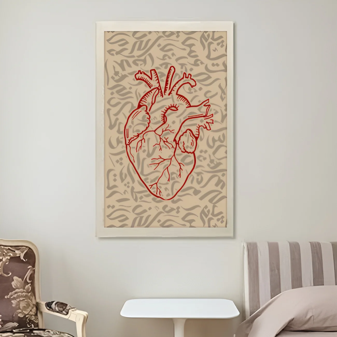 Doodle Anatomical Heart Stencil Drawing Template Embossing Craft Accessories - Image 4