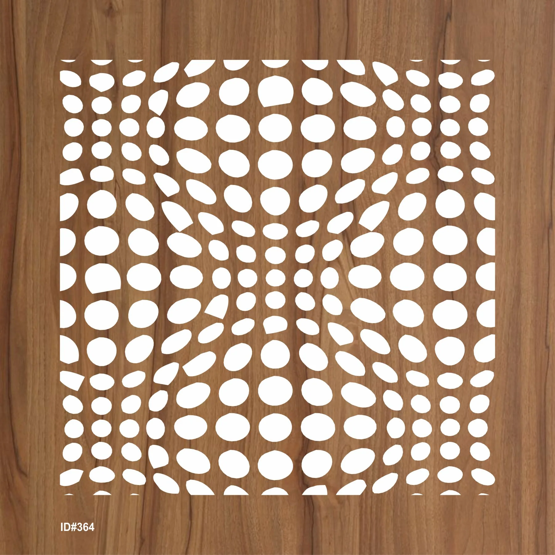 Dots Pattern Reusable Stencil For Canvas And Wall Painting.ID #364 - Image 2